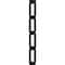 Montour Line Black Plastic Chain, 2 In, 100 Ft. Long CH-CH-20-BK-100-BX - alternate 2